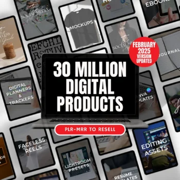 30+ Million Resell Digital Products
